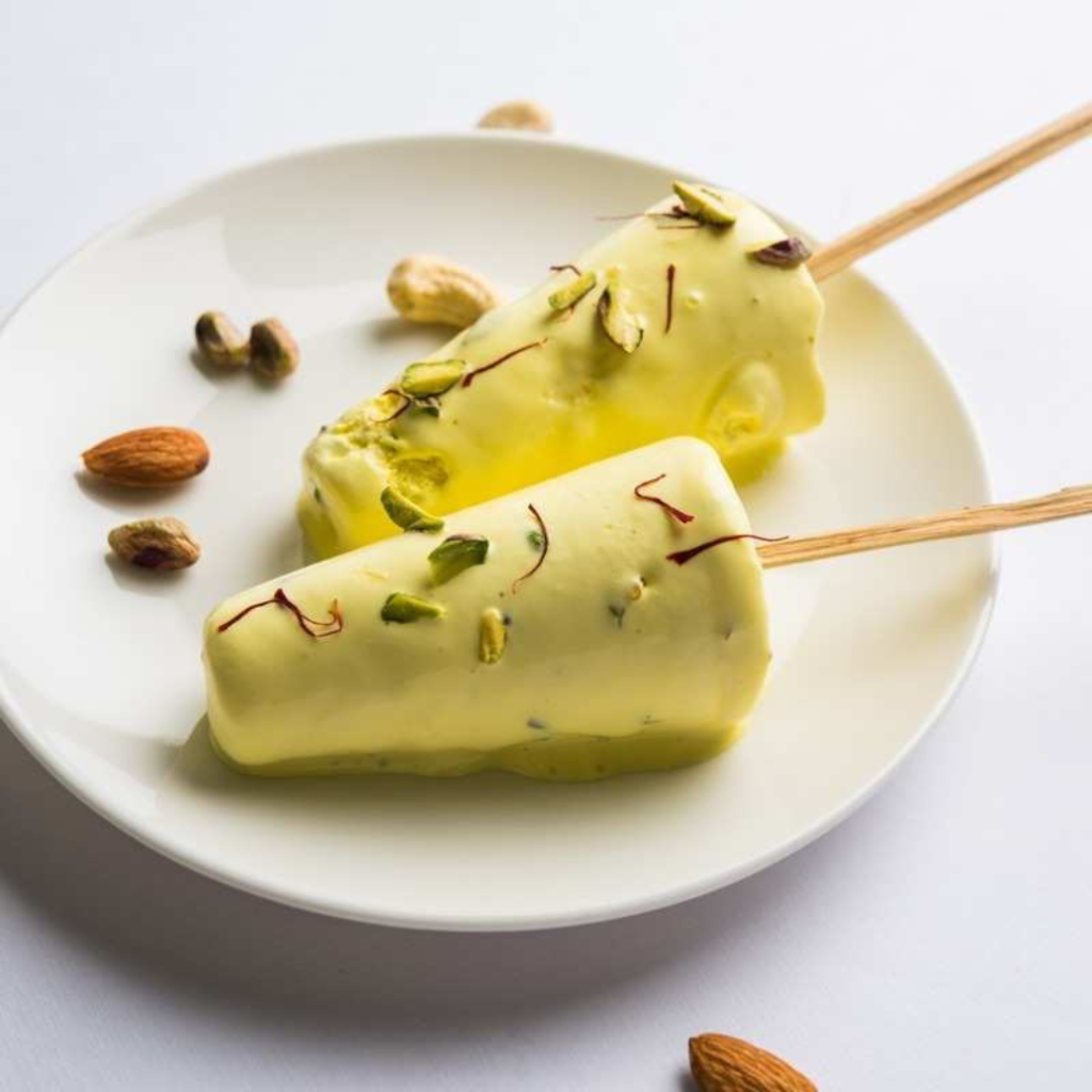 "Authentic Indian Kulfi recipe" "How to make traditional Kulfi at home" "Delicious homemade Kulfi with nuts and saffron" "Step-by-step guide to making Kulfi" "Creamy and flavorful Kulfi dessert" "Popular Kulfi flavors: mango, pistachio, and rose" "Easy Kulfi recipe for summer" "Kulfi serving ideas and garnishes" "Vegetarian Kulfi recipe with milk and cream" "Refreshing Kulfi dessert for hot weather"